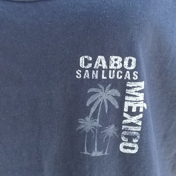 Cabo San Lucas Mexico Men's Tank Top XL Graphic T-Shirt 100% Cotton Distressed - Picture 3 of 5